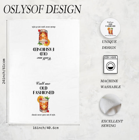 Toallas OSLYSOF regalo ideal para amantes de cocteles.