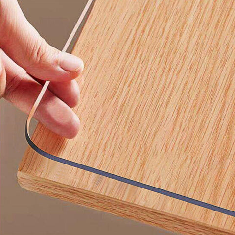 Protector de mesa transparente OstepDecor 36x60: protección clara para comedor y escritorio.