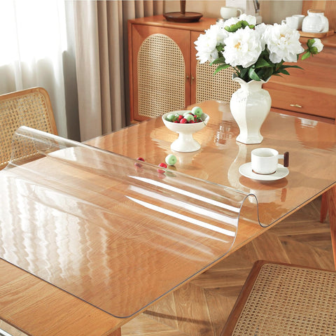 Protector de mesa OstepDecor de 2 mm para mesa de comedor ofrece mayor estabilidad