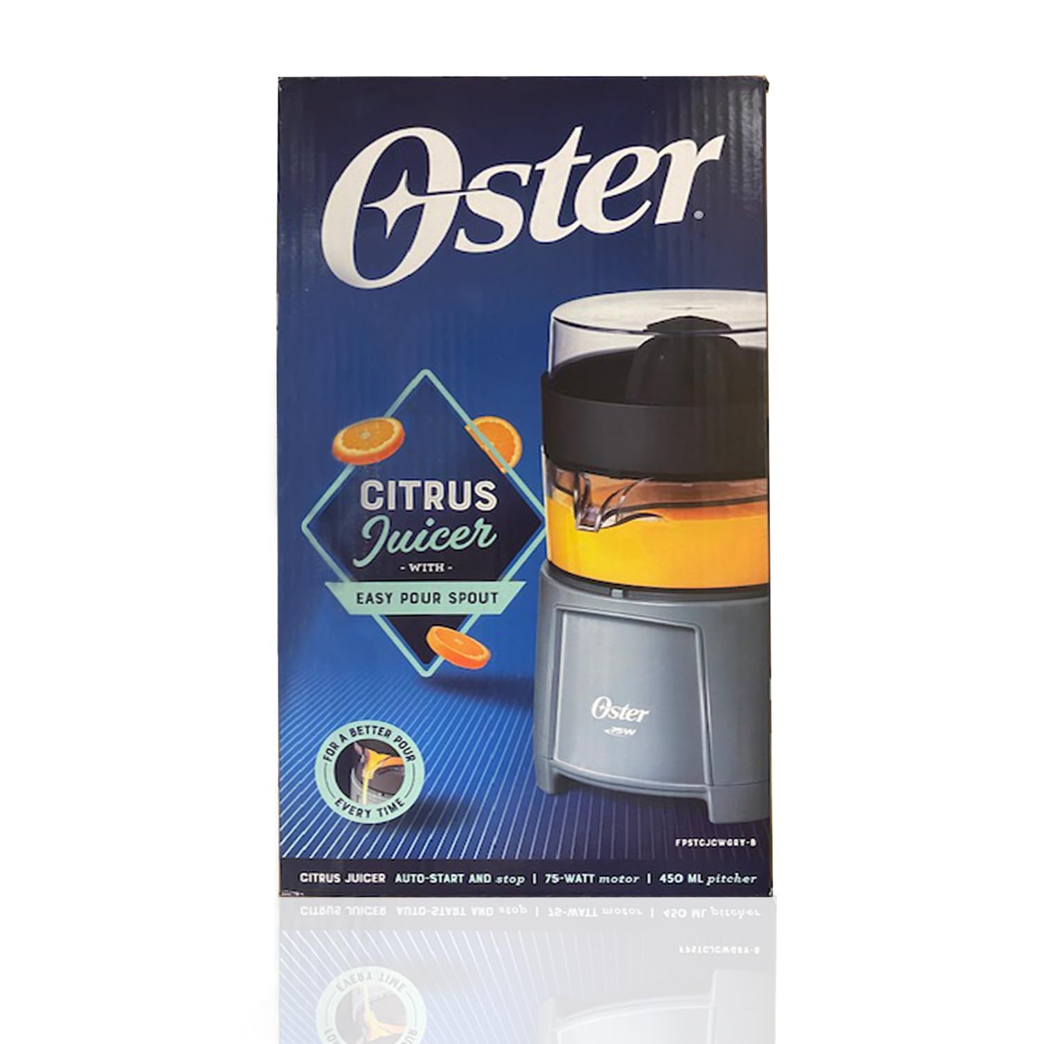 Exprimidor Oster, limpieza rápida gracias a piezas desmontables.