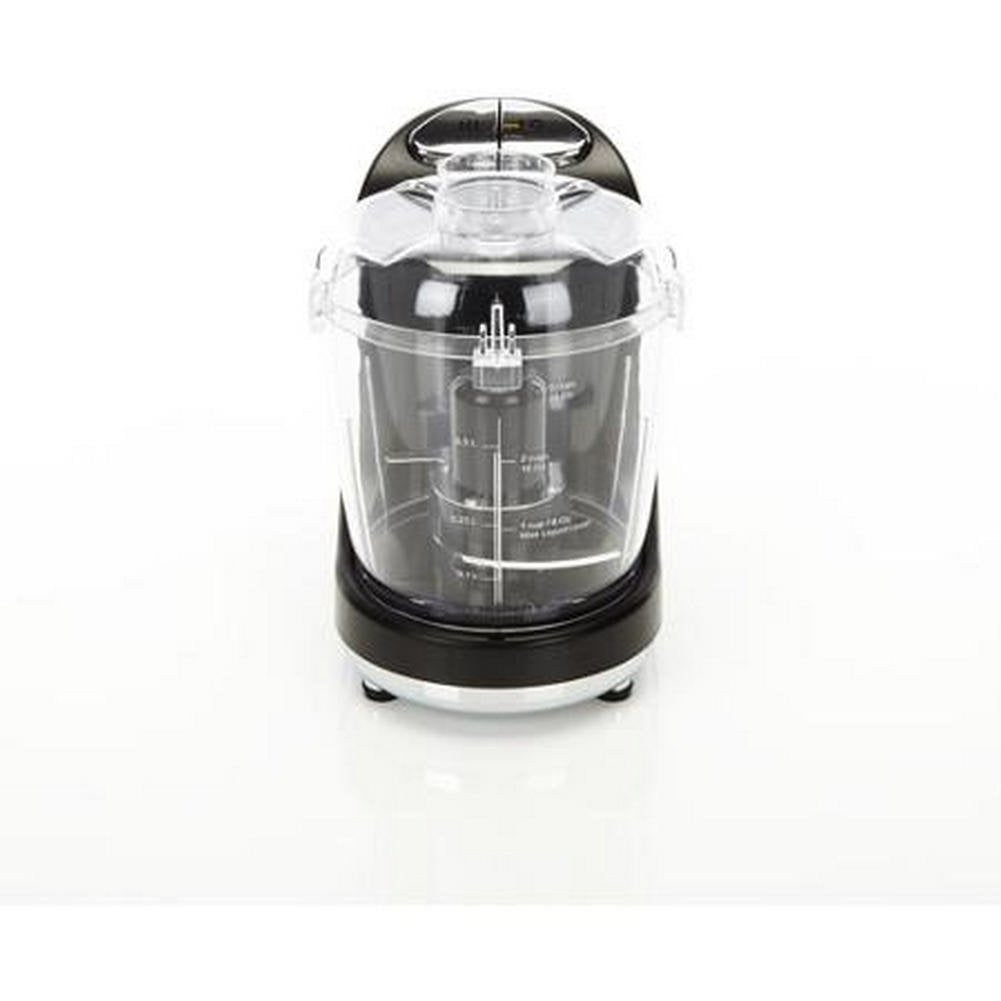 Oster mini picadora en acción para hummus y preparaciones rápidas.