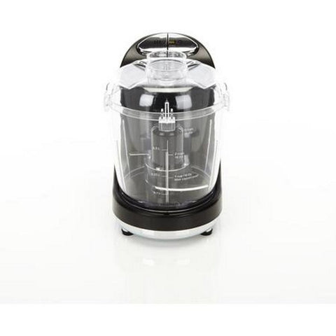 Oster mini picadora en acción para hummus y preparaciones rápidas.