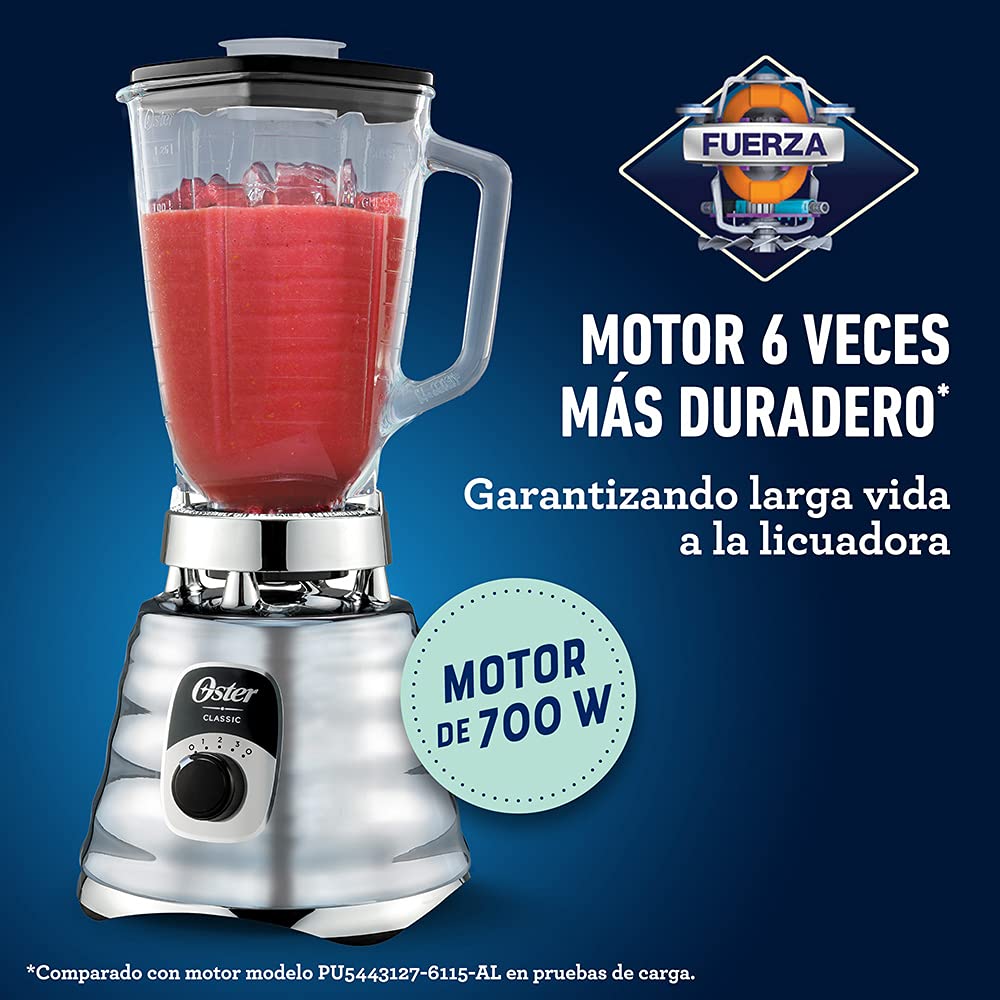 Sistema de transmisión metálica de Oster Original para mayor durabilidad