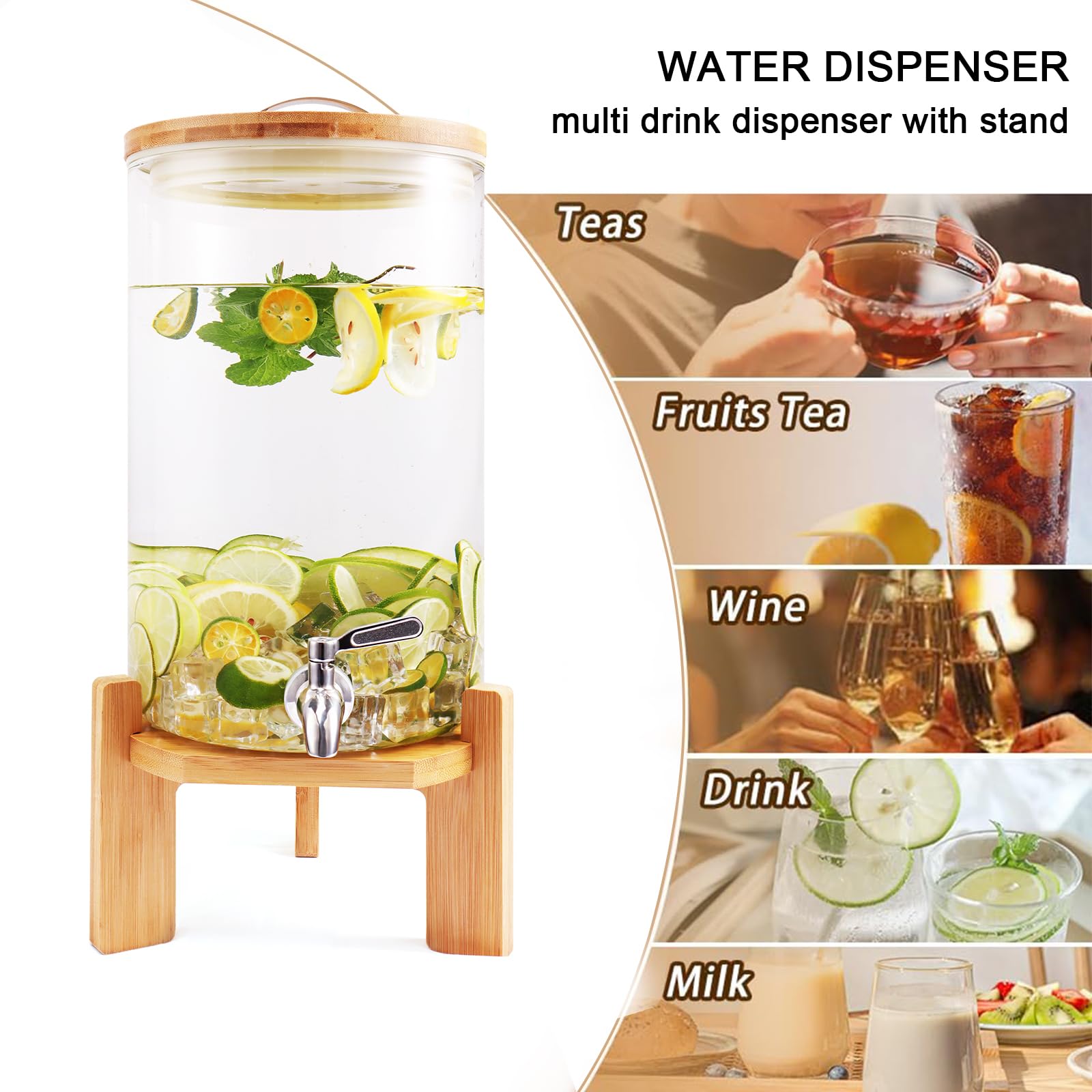 Dispensador OSXDOL para fiestas, apto para interior y exterior
