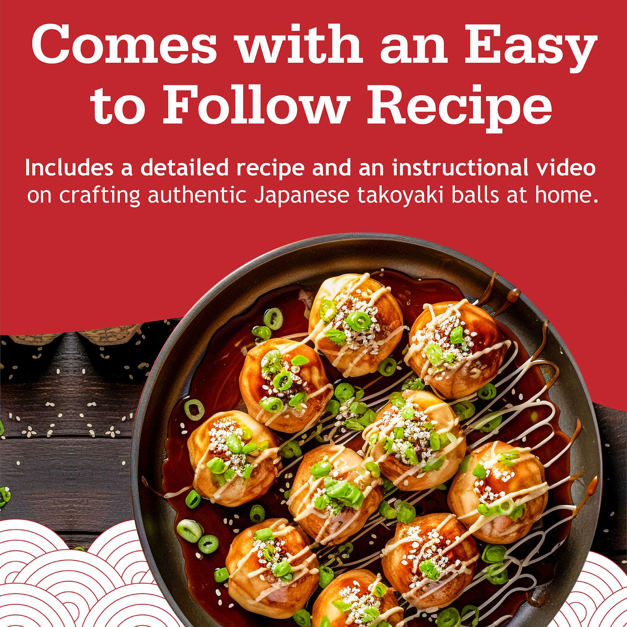 Otafuku Plancha Takoyaki limpieza fácil tras la cocción