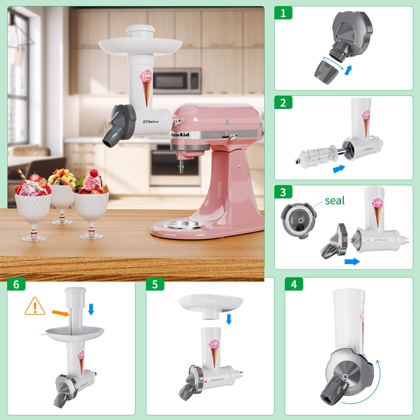 OTOmitra desmonte-diseño compacto facilita almacenamiento y limpieza