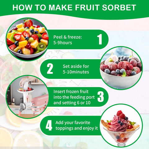 OTOmitra preparacion-fruta congelada en minutos para postre cremoso