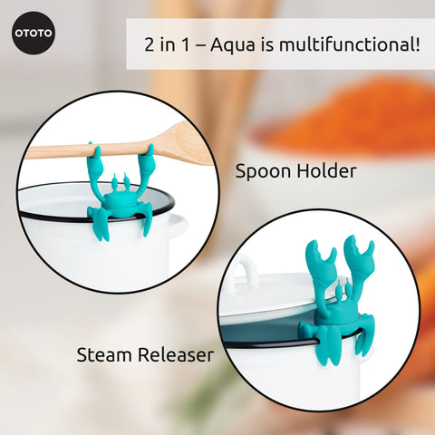 OTOTO Aqua Crab, apto para lavavajillas, limpieza rápida y cómoda.