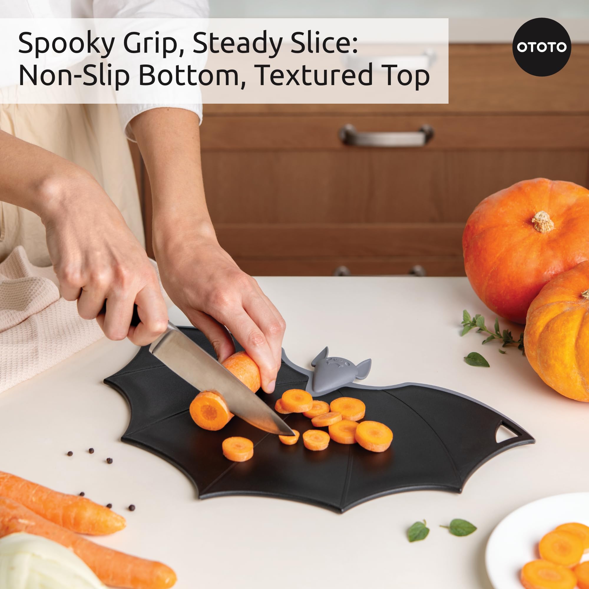 OTOTO Batty superficie-texturada, mantiene los ingredientes en su sitio.