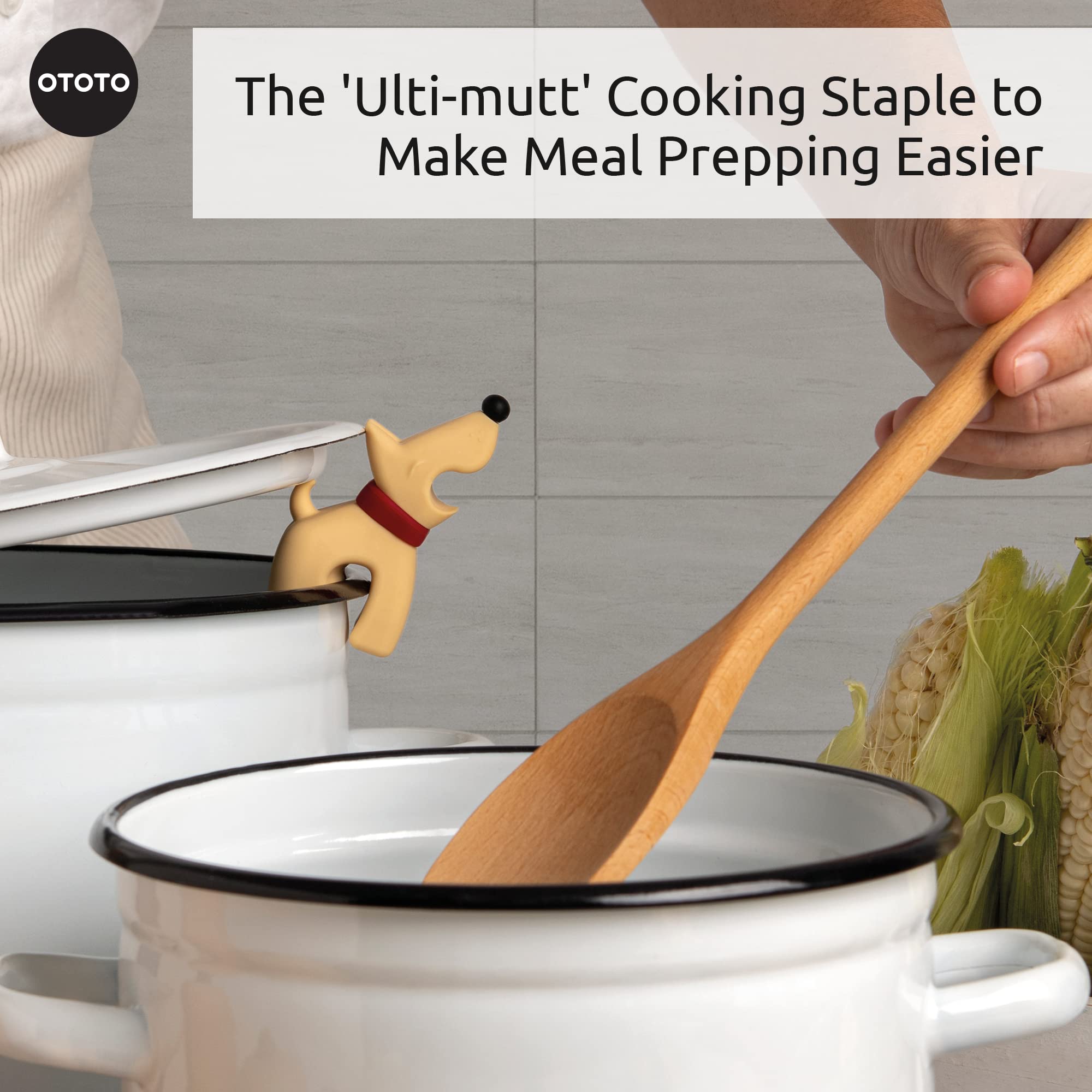 OTOTO Buddy uso práctico para preparar comidas: mantiene utensilios a mano sin desorden