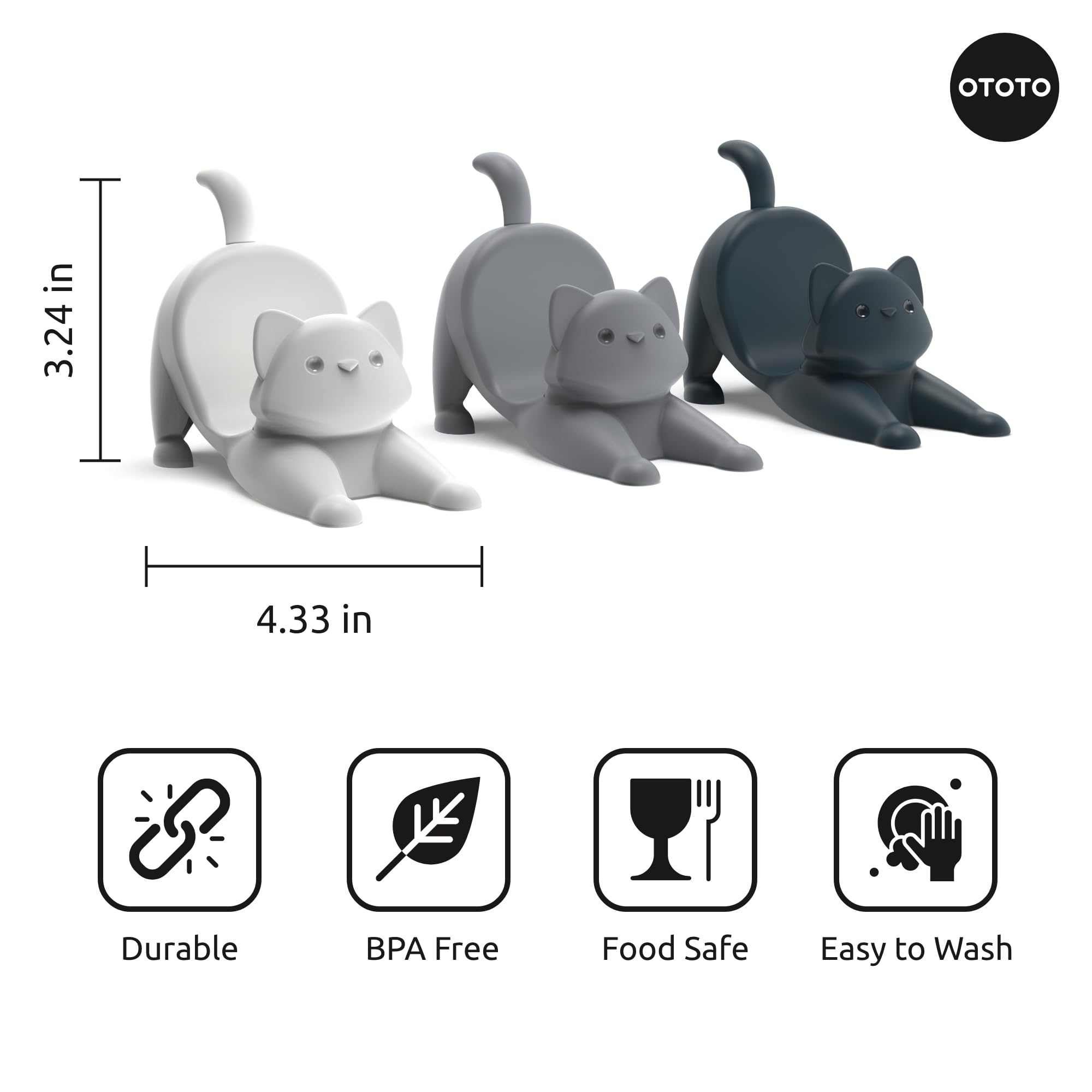OTOTO Catos, accesorios de cocina divertidos para cualquier ocasión