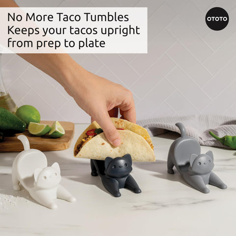 OTOTO Catos, bandeja para tacos para presentar con limpieza