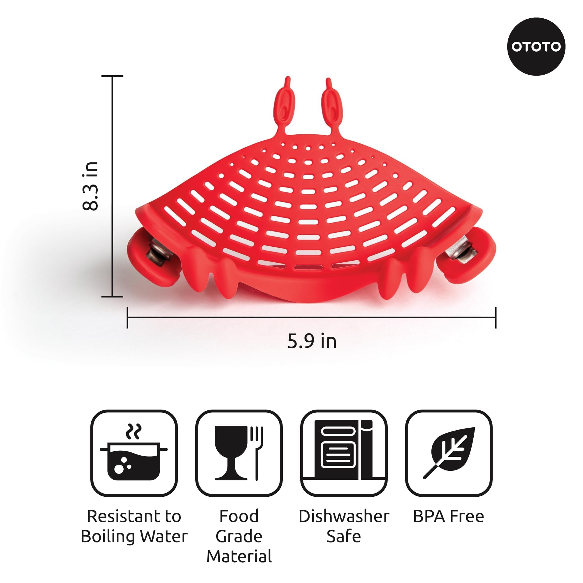 OTOTO Crabby almacenamiento plegable ahorra espacio