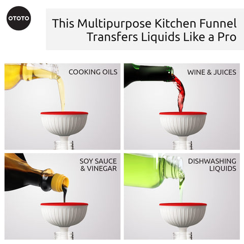 OTOTO Embudo hongo divertido y práctico, perfecto como regalo creativo de cocina.
