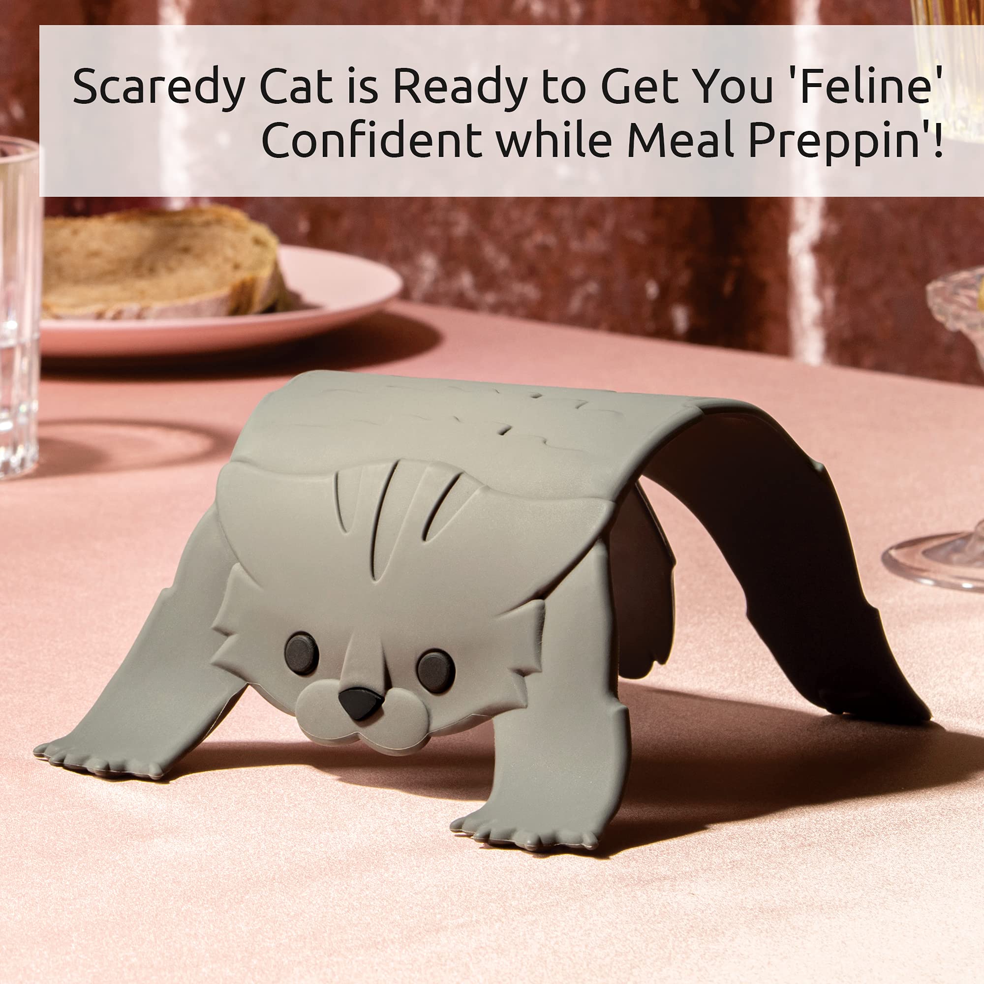 OTOTO Gato Asustado, diseño divertido que añade personalidad a la cocina