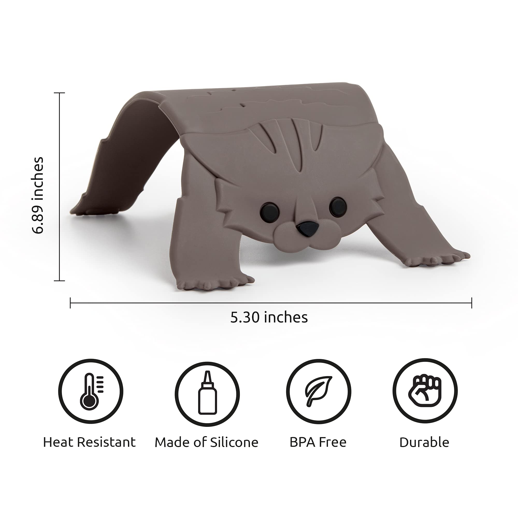 OTOTO Gato Asustado, base para platos calientes en la mesa
