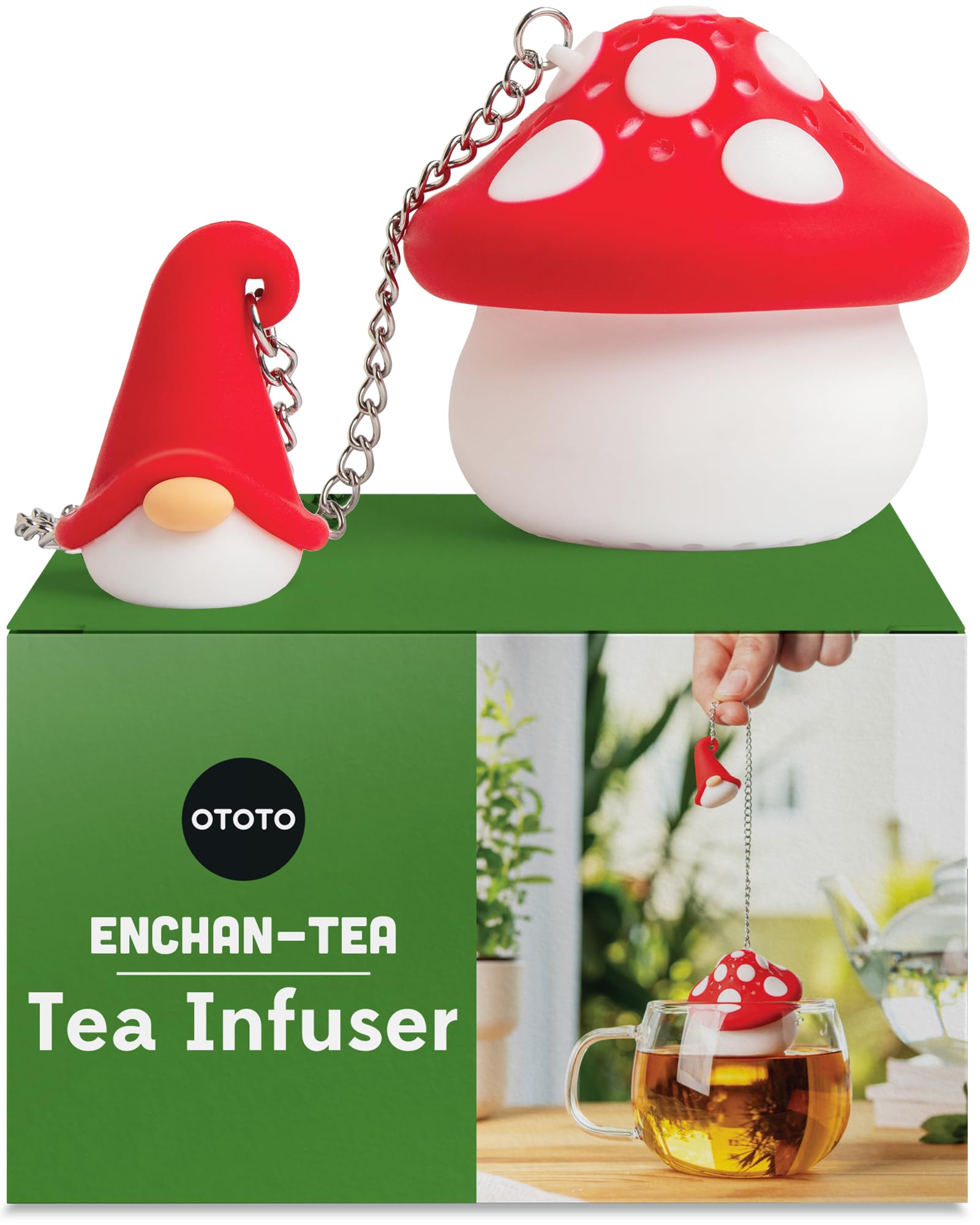 OTOTO gnomo infusor te: infunde té suelto con encanto en casa