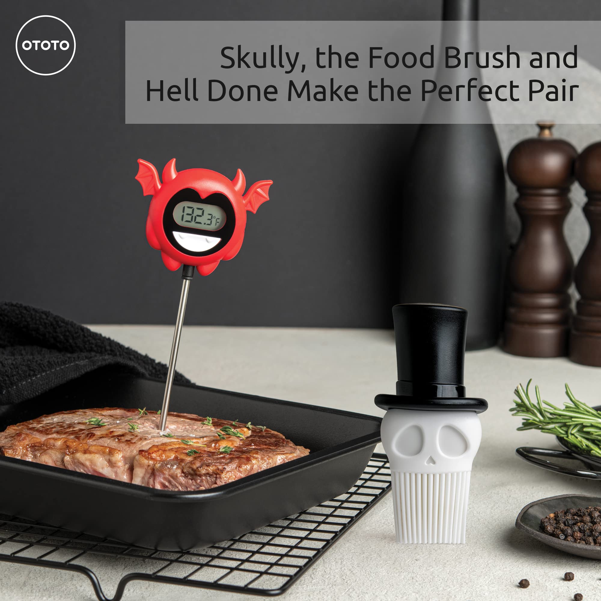 OTOTO Hell Done regalo Halloween, opción divertida para amantes de la cocina