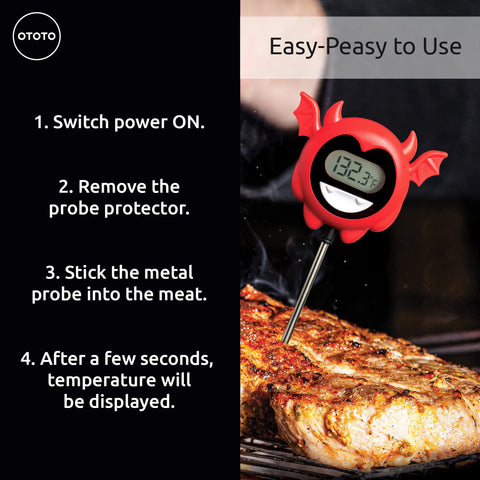 OTOTO Hell Done sin BPA, materiales seguros para alimentos y calor