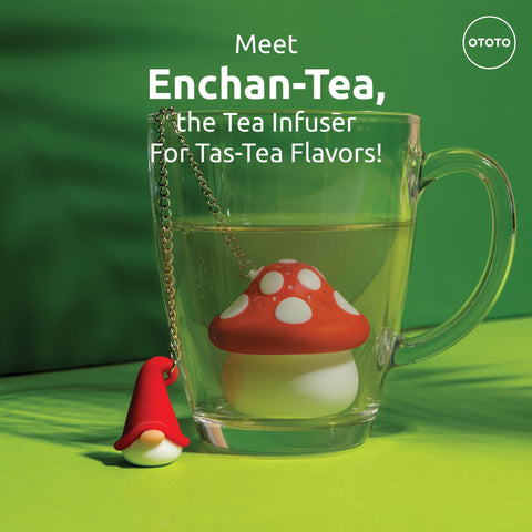 OTOTO hongo infusor te: diseño adorable para infusionar hierbas en taza