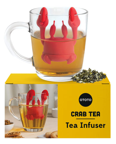 OTOTO cangrejo infusor de té práctico para hojas sueltas.