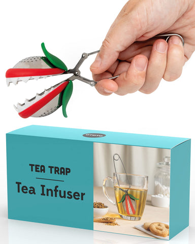 OTOTO infusor de té, trampa vegetal, evita derrames y contiene las hojas.