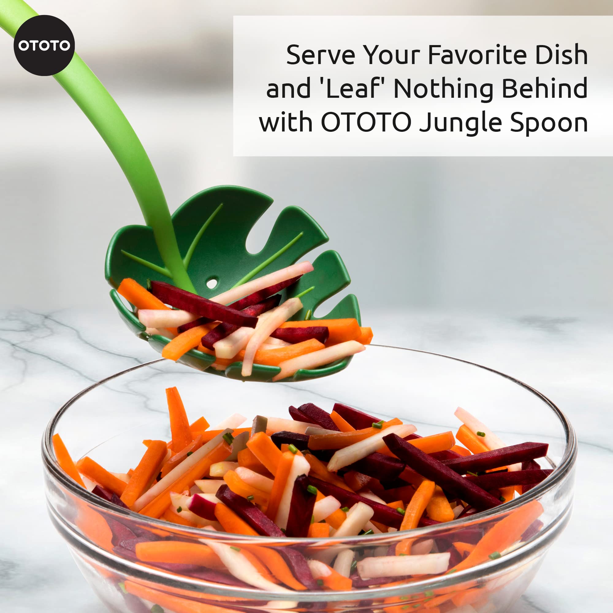 OTOTO Jungle Spoon Monstera, uso diario en la cocina moderna.