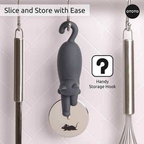 OTOTO Kitty Cut regalo ideal para amantes de pizza y gatos