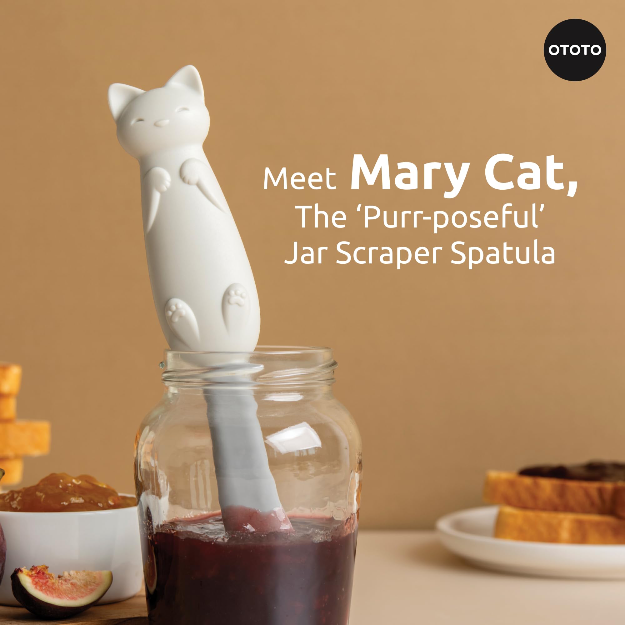 Mary Cat de OTOTO: cola de silicona flexible para recoger y mezclar.