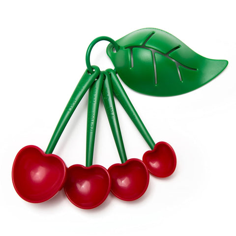 OTOTO Mon Cherry: conjunto de 4 cucharas medidoras para precisión en recetas