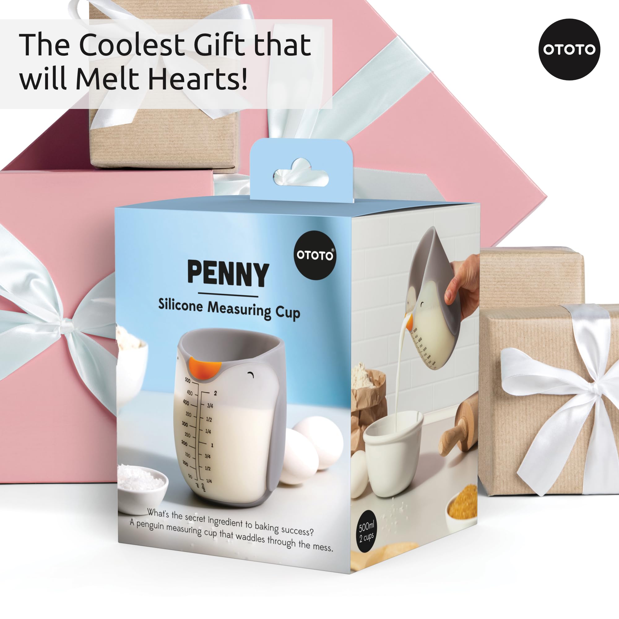 OTOTO Pingüino Penny, diseño apto para lavavajillas y limpieza rápida