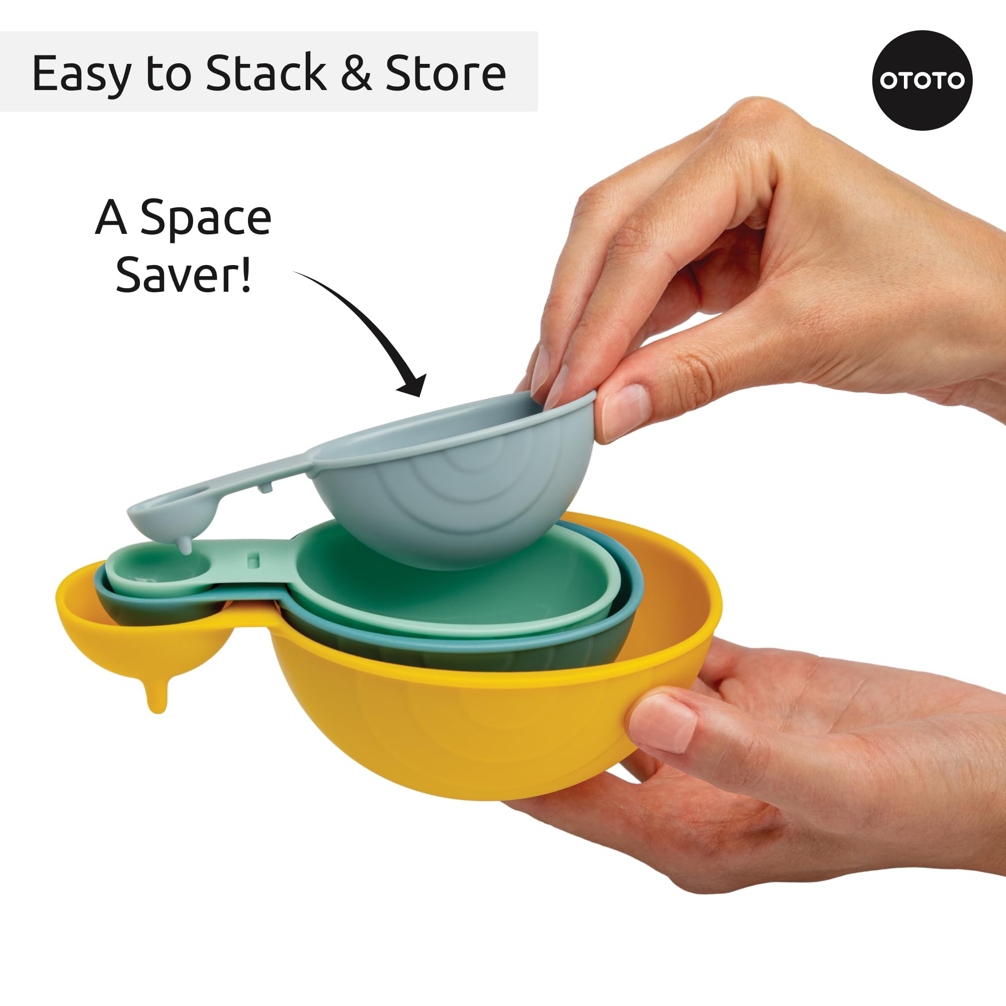 OTOTO Shelly: material libre de BPA, seguro para alimentos y uso diario.