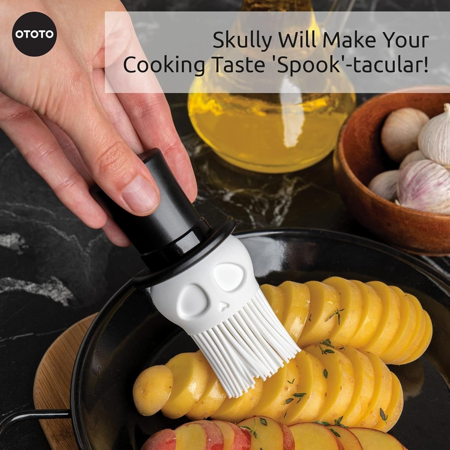 OTOTO Skully diseño gótico en cocina, idea divertida