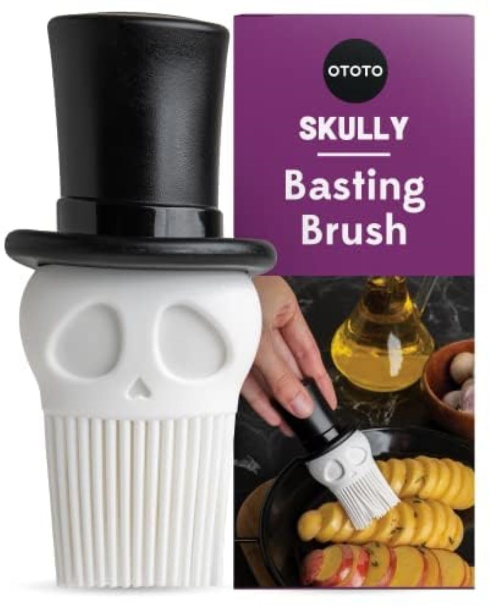 OTOTO Skully pincel cocina glaseado para carnes y postres