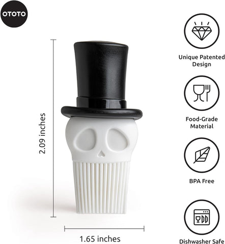 OTOTO Skully pincel para carne, glaseado preciso