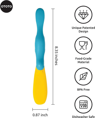 OTOTO Splatypus raspador de frascos, silicona segura para alimentos.