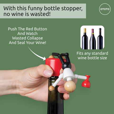 OTOTO WASTED regalo-ideal: regalo perfecto para amantes del vino