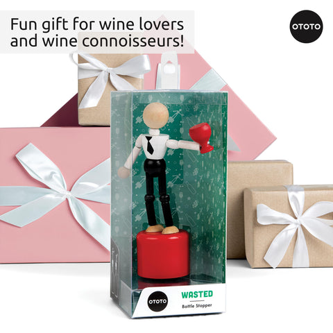 OTOTO WASTED tapon-para-todas-botellas: compatible con botellas estándar