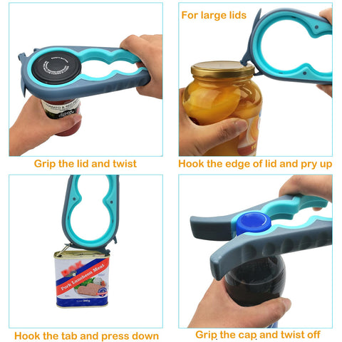 Otstar grip de silicona anti-deslizante para una sujeción firme al abrir.