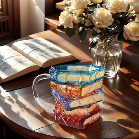 OTTNSA taza cafe vidrio resistente al calor, perfecta para bebidas calientes.