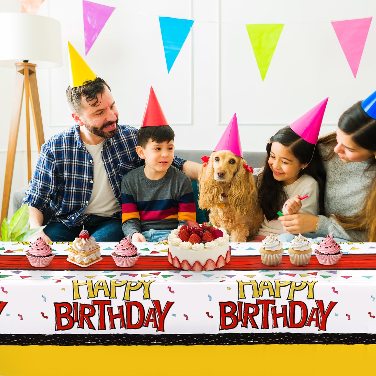 Mantel desechable Oudain facilita la limpieza tras eventos.