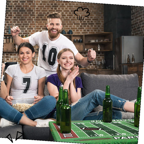 Oudain mantel para ocasiones deportivas, ideal para reuniones previas al partido.