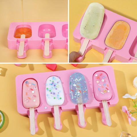 Ouddy Life 50 palitos de madera, listos para introducir en cada paleta.
