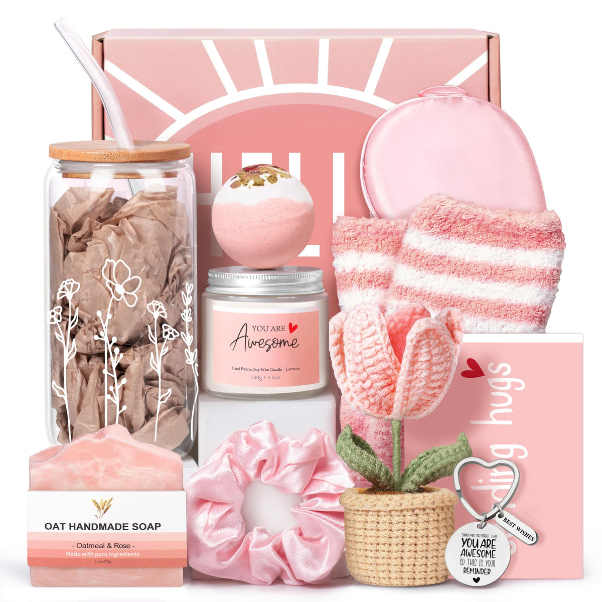 Oufrenn caja regalo para mujeres, presentación elegante para cumpleaños y gestos de cariño.