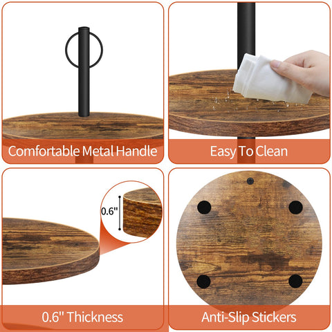 OugeWood base para pastelitos espaciados, fácil acceso para invitados.