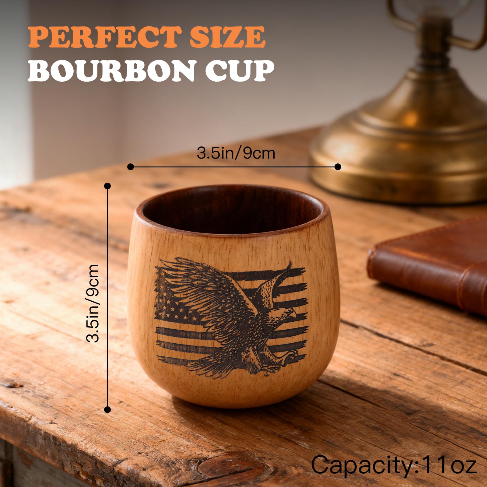 Vaso OUHT whisky regalo ideal para hombres aficionados al bourbon