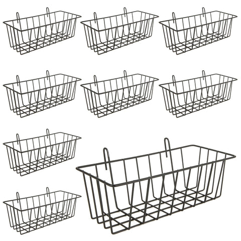 Oungy canastas de malla para pared, 10 piezas, ideal para ordenar la cocina y el baño.