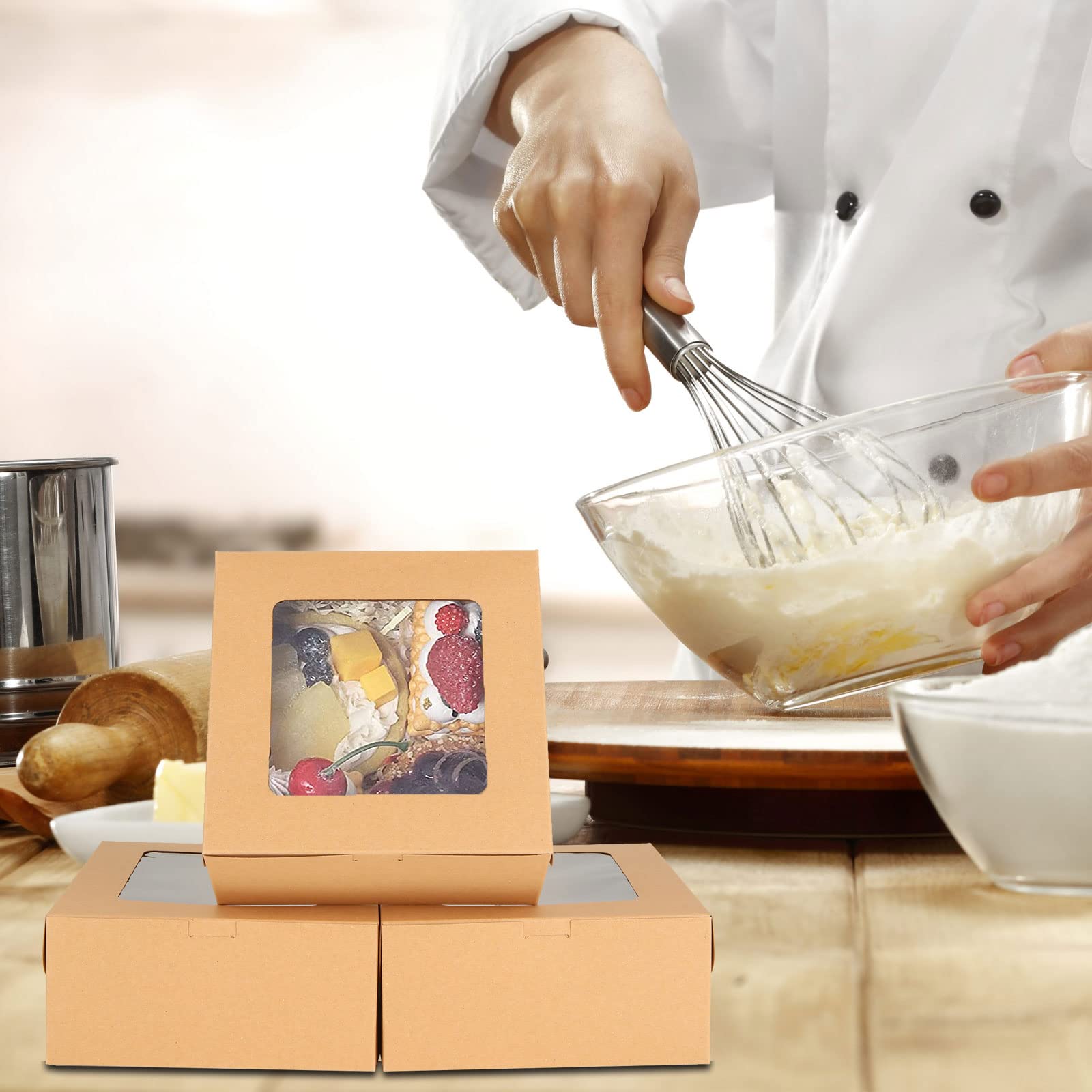 Empaque práctico para bodas y fiestas con estilo kraft de Oungy.