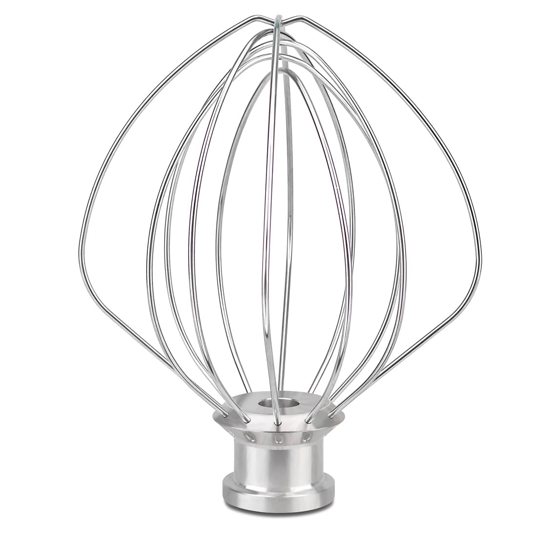 OUOLife batidora de acero inoxidable con 6 hilos para mezclar.