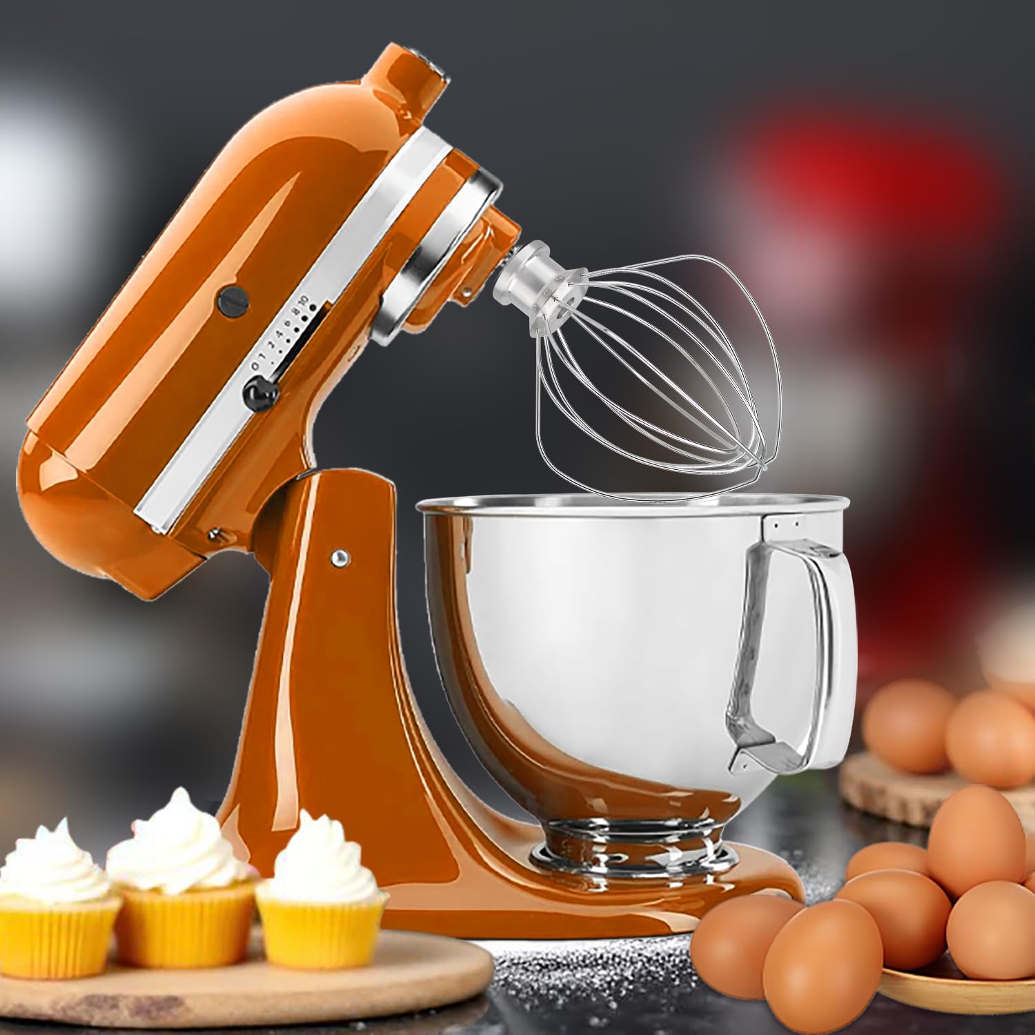 OUOLife batidora compatible con KitchenAid 4.5–5 qt Tilt Head para repostería.